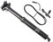 Fahrrad Dropper Sattelstütze, MTB Hydraulische Erwachsene Teleskopsattelstütze, 30,9/31,6mm Höhenverstellbare Aluminiumlegierung für Fahrrad MTB BMX, 395mm /345mm Länge