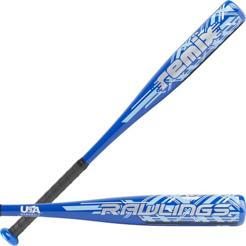Rawlings Youth Bat Series, 26 inch, Blue, Remix USA-Mazza da tball da Giovane, 66 cm (-12), Blu Ragazzi, Taglia Unica
