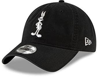 New era Looney Tunes Bugs Bunny Pose Black 9Twenty Unstructured Strapback Cap - One-Size