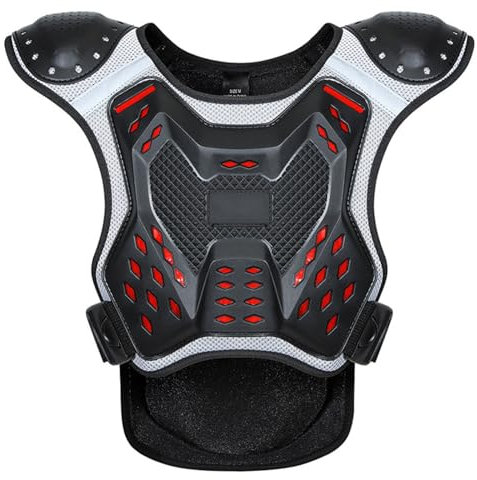 Veste De Protection Moto pour Enfants, Armure De Poitrine, Protection De Course, Protection Dorsale, Équipement De Protection pour L'équitation, Le Patinage, Le Scooter, Le Snowboard S.