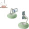 Endyniner Fuzzy Bowl with Holder, Tablet Pillow Stand, Adjustable Phone Holder for Bed, Cute Plush Holder Pillow for Phone with Detachable Bowl, 360° Highly Adjustable (green-1pc)