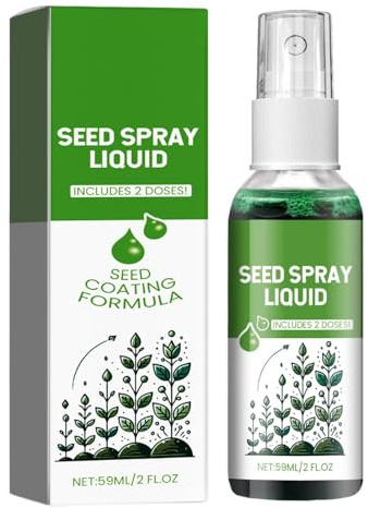 Liquido spray per semina, spray liquido per semina prato | Spray per semina per prato - Liquido per la semina 'da giardino da 59 ml, spray efficiente per la semina 'per prato, giardino, cortile