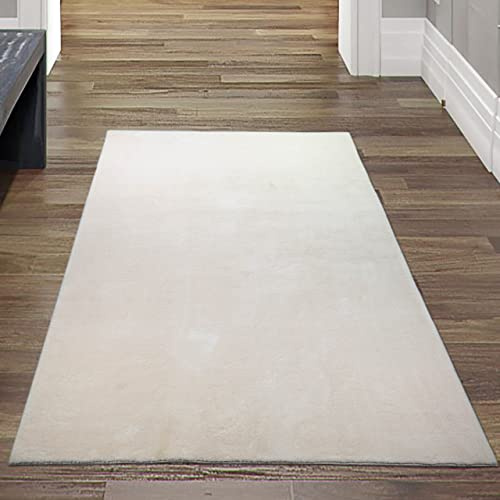 Matta dröm matta vardagsrum badset entréområde gång halkfri mjuk med vacker enhetlig design i grädde 80 x 300 cm
