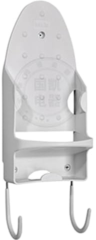 MOLUCKFU Bügelbretthalter Wandmontiert Hitzebeständig Kunststoff & Stahl Haken Organizer Für Bügelbrett Aufhängen Zuhause Hotel Waschküche
