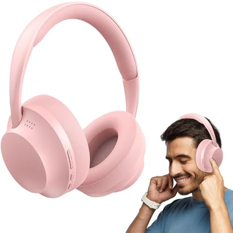 Générique Casque de Travail - Casque sans Fil - Casque Circum-Aural Léger avec Lecteur de Carte pour Adolescents & Adultes