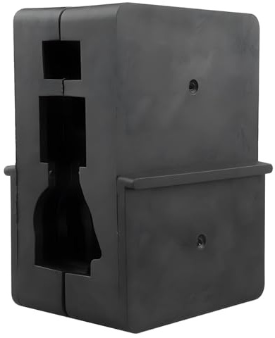 Vestamore Herramienta de bloque receptor superior con soporte de cargador desmontable, soporte de armería de nailon negro para tareas de mantenimiento y montaje, 4.6 x 2.4 x 3.4 pulgadas