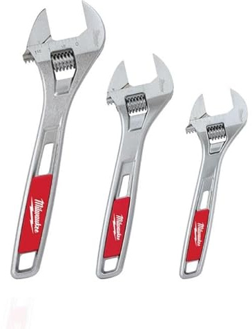 Milwaukee Adjustable Wrench Triple Pack