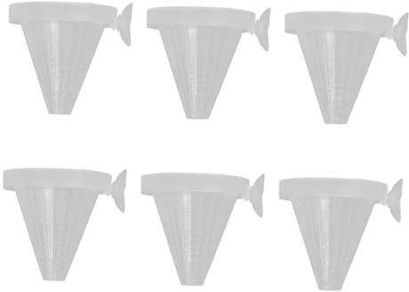 ARTSEWPLY 20pièces Mangeoire pour Aquarium Cône Alimentation avec Ventouse Mangeoire à Poissons pour Nourriture Vivante