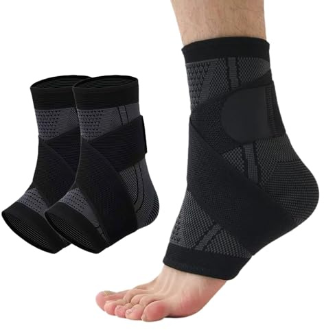 sooftie fascia tallone, ComfortHeel Cavigliera Sportiva Bambini e Ragazzi con Sistema Heel-Lock, Supporto Tallone e Caviglia con Fasce Incrociate, per Calcio Running Allenamento Uso Quotidiano