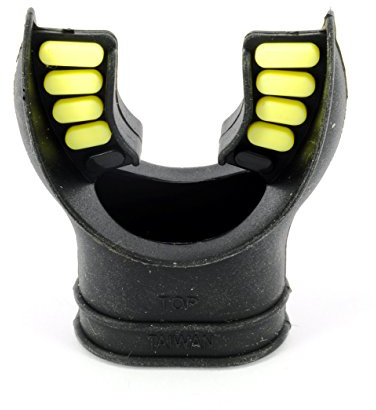 Best Divers AE0300, Boccaglio Ammortizzato Nero/Lime