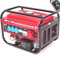 Elektro-Start Benzin Stromerzeuger 9500E Generator 230V 400V 66265 Stromaggregat, Schlüssel E-Start, 6,5PS, 196ccm, 3 x 230V, 1x 400V, 1x12V, Seilzugstart