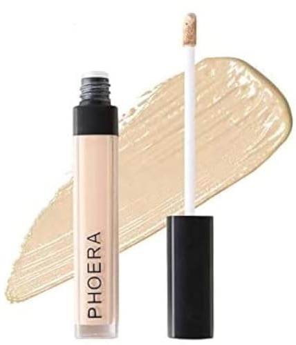Phoera Full Coverage Concealer, hochpigmentiertes für dunkle Ringe unter den Augen, Make-up-Creme, Feuchtigkeitscreme, hilft, überschüssiges Öl zu kontrollieren 20 g (1 Stück) 101 Licht