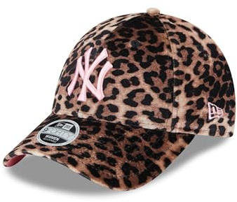 New Era New York Yankees MLB Leo Velours Brown Black 9Forty Adjustable Women Cap - One-Size