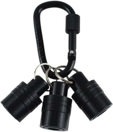 Soporte de bits, llavero de broca de taladro | Portes de bits de destornillador - Liberación rápida de la cadena de perforación portátil Catonario para la construcción de electricistas Técnicos de car