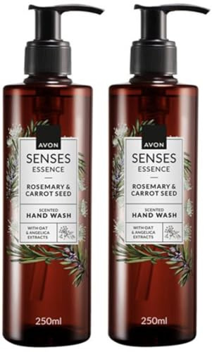 2 x Senses Essence Rosemary & Carrot Seed Hand Wash 250ml bottles