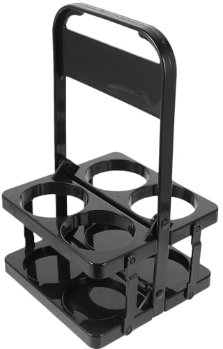 TOYANDONA Cesta Plegable para Cerveza Portátil 4 Compartimentos, Organizador Resistente para Botellas, Portabebidas Reutilizable Adecuado para Picnic, Barbacoa y Uso Diario en Hogar y