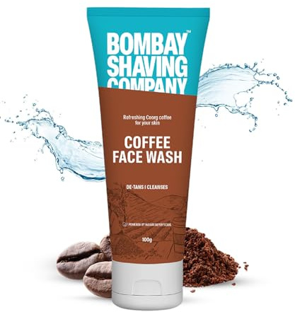 Bombay Shaving Co Coffee Face Wash for Men & Women - Deep-Cleanses, De-Tans & Blackhead Removal | Made in India-100g