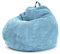 Green Bean® Indoor Sitzsack 90x110cm EPS-Perlen Füllung & Cordstoff Kuschelig Weich Waschbar - Drinnen Bodenkissen Liegekissen Sitzkissen Sitzhocker Relax-Sessel Kinder Erwachsene Stoff Hellblau