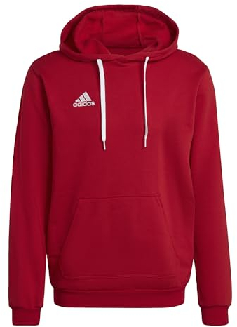 adidas Uomo Entrada 22 Sweat Hoodie, Team Power Red 2, M