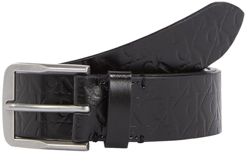 Calvin Klein Jeans Herren Gürtel Classic Flat Leather Belt 35mm aus Leder
