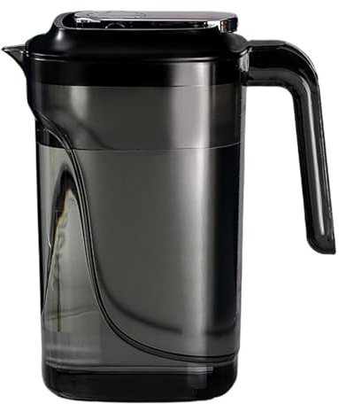 Pichet à eau de porte de réfrigérateur de 2,2 l avec couvercle, carafe froide et pichet à thé glacé, carafe à eau simple et tendance de 2,2 l, pour porte de réfrigérateur, carafe à eau pour boissons