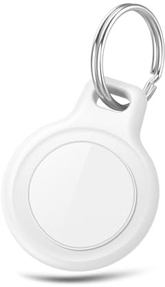 Air Tag-1 Piece, Koffer Tracker kompatibel mit Apple Wo ist APP (nur iOS), Schlüsselfinder für Schlüssel, Gepäck, Koffer, Brieftasche, IP67 wasserdicht, Weiß