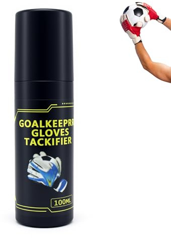 KUIRUNRX® Spray de Adherencia para Guantes de Portero, Spray Agarre para Guantes de Portero, Adhesivo para Guantes, Pequeño y Portátil, Accesorio para Entrenamiento de Portero, Aumenta la Fricción, 10
