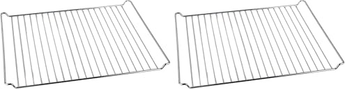 Grille étagère four cuisine compatible avec Whirlpool 446 x 340 mm (Lot de 2)