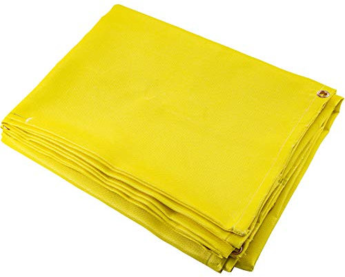 VEVOR Schweißdeck Schweißschutzdecke 8 x 10 Weldinger Schweißzubehör Hitzeschutzgewebe weiß