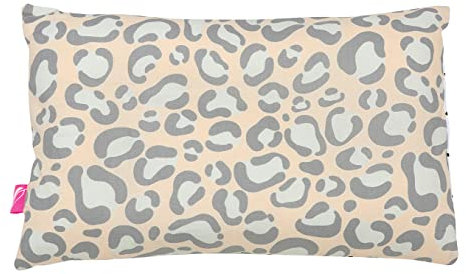 Babykopfkissen Kinderkopfkissen 35x40cm -Öko Tex Standard 100 - inkl. abnehmbarem Bezug aus 100% Baumwolle von Motherhood (Leo apricot)