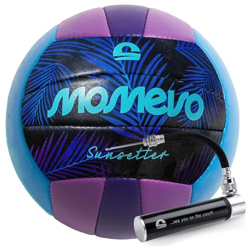 Beach Volleyball Apparel Ballon officiel de beach-volley avec surface douce, cousu à la main, robuste et imperméable, parfait pour les sports de plein air, les sports de sable et la plage (paume avec