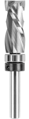 SpeTool 1/2″ (12.7 mm) Extra Long Carbide Compression Flush Trim Router Bit, 1/4″ Shank Top Bearing 31.75 mm Cut Length Cutter — perfect for deep template routing, laminates, solid wood projects