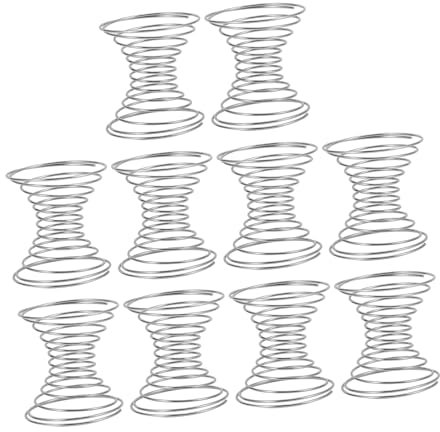 NAMOARLY 10 Pcs Stainless Steel Spring Whisk Balls Practical Mixing Balls for Protein Shaker Bottle Drink Mixer Household Shaker Accessories