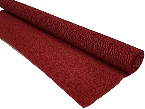 5 Rollen Floristen Krepppapier Bastelpapier je 250cm in tollen Farben (BORDEAUX)
