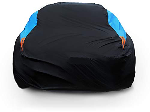 MORNYRAY Waterproof Car Cover All Weather Snowproof UV Protection Windproof Outdoor Full car Cover, Universal Fit for Sedan (Fit Sedan Length 186-193 inch)