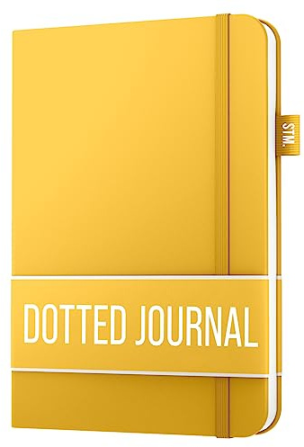 Scribbles That Matter A5 Bullet Dotted Journal - Ton carnet a5 pointillés Couverture rigide 120 g/m², 150 papier épais résistant aux saignements pour le travail (5,75 x 8,5) pouces