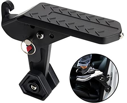 OPP ULITE Car Doorstep, Folding Car Door Step Ladder Easy Access to Car Roof Top, Multifunction Universal Fit Car Door Step Supports Both Feet, Fit for Most SUV JEEP Trucks Vans Mini Vehicle