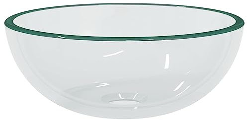 Lavabo Verre trempé 30x12 cm Transparent