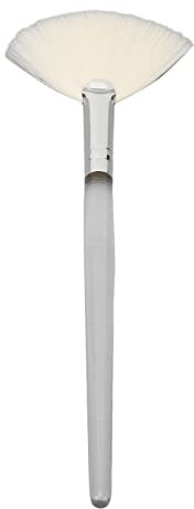 Pennello a Ventaglio per Maschera Facciale, Pennello Piatto per Maschera Facciale Schiuma Morbida per Maschera all'argilla per il Trucco