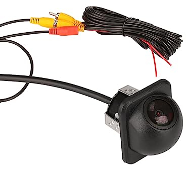 GONFEN 2-IN-1 AHD 720P Impermeabile Visione Notturna Retrocamera per Auto CVBS HD Piccolo cappello di paglia invertire la telecamera di parcheggio 150° Fisheye Telecamera anteriore/posteriore