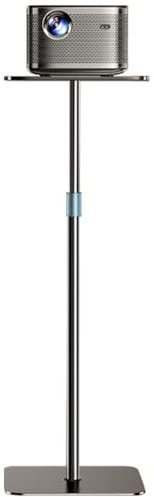 HIBORI Projector Stand Adjustable Height 41 to 63 Projector Floor Stand with Tray Projector Shelf Stand for Presentations, Home Movie, Studio, Office