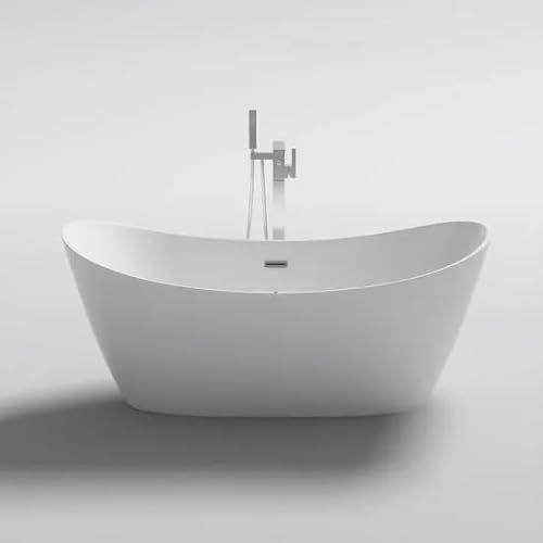 Bagno Italia Bañera 170x80x72 cm centro de la habitación independiente blanco brillante con hidromasaje
