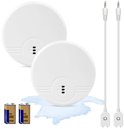 Détecteur de Fuite d'eau Intelligent, capteur de fuites WiFi, Alarme d'eau, détecteur d'inondation, capteur de Niveau d'eau, Alarme de débordement, Alerte sonore