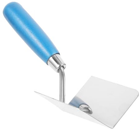 WOONEKY Kelle Aus Edelstahl Eckenkellen Außeneckenkelle Restaurierungswerkzeug Eckspachtel Zierkelle Innenecke Abgewinkeltes Handwerkzeug Rechtwinkliges Werkzeug Hotfix-Werkzeug