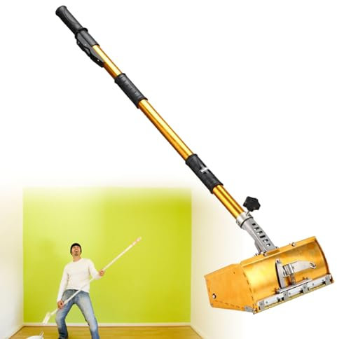 Hydravex Gypsum Board Plane Decorative Box, with 38.6''-70.8'' Adjustable Handle, 120 Degree Adjustable Aluminum Alloy Sheetrock, Ideal for Drywall Finishing