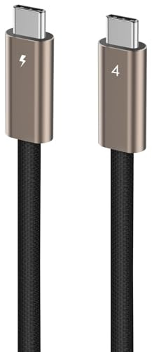 Ubluker USB C auf USB C Kabel 40Gbps 3M, 240W 100W 60W USB4 Kabel 24PIN mit Thunderbolt 4 Emarker 48V 5A PD 3.1 Video Audio Daten Sync für iPhone 17 16 15 Galaxy S26 S25 Display PC Macbook Laptop