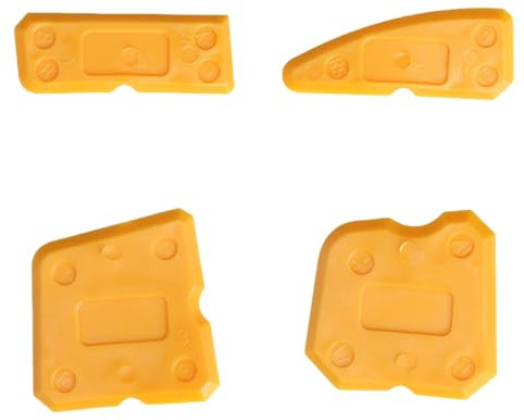 Lot de 4 grattoirs propres pour joints de carrelage - Pour les amateurs de bricolage et recherche professionnelle de lignes de coulis lisses et soignées