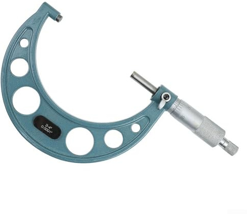 Micrometer for Precision Measurements Outside Diameter Tool with Easy Reading and High Accuracy (D)