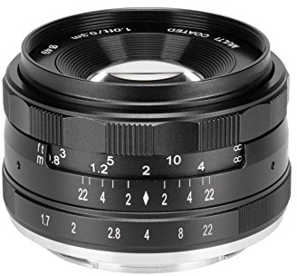 Meike Optics MK 35mm f1.7 Weitwinkel Objektiv, manueller Fokus für Sony E-Mount