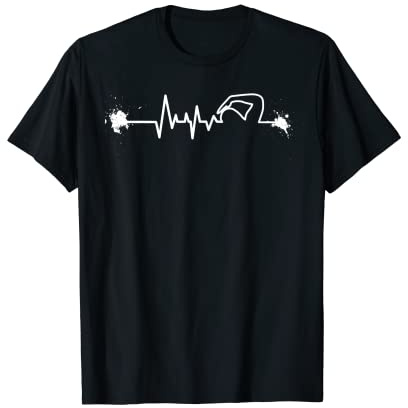 Camiseta de natación Heartbeat, divertida camiseta de regalo para nadador Camiseta